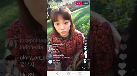 Lee Sung Kyung Instagram Live Youtube