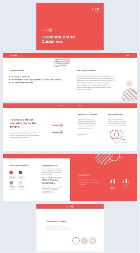 modern corporate guidelines template