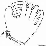 Softball Glove Coloring Pages F77d Printable Print Color sketch template