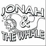 Jonah Coloring Whale Pages Printable Getcolorings Color Getdrawings sketch template