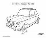 Coloring Pages Tii 1973 2002 Cars Bmw sketch template