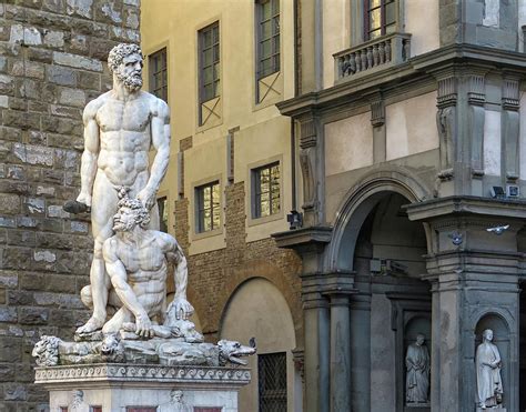 statues  florence italy photograph  dave mills