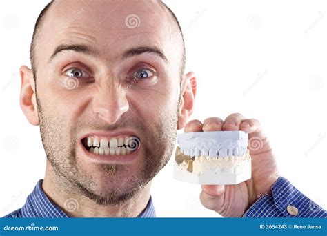 fake teeth stock image image  hand style isolated
