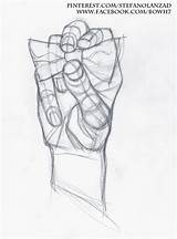 Hand Anatomy sketch template