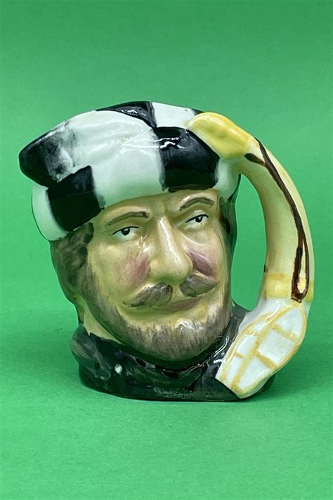 The Trapper Character Jug Prototype Yellow Horn Colorway Royal
