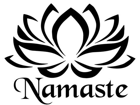 namaste svg namaste lotus flower svg namaste png namaste etsy