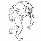 Lobo Colorear Lupo Lobisomem Uomo Monstro Lobos Desenho Loup Llop Lupi Ogros Mannari Stampare Tudodesenhos Dibujitos Dibuix Werewolf Mannaro Fantasticos sketch template