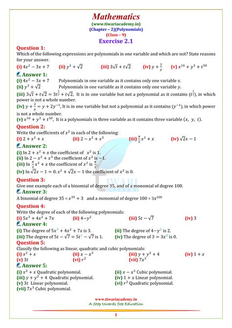 ncert solutions  class  maths chapter  polynomials