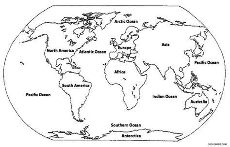 world map coloring pages  kids szem
