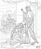 Heals Leper Bethesda Crippled Betesda Supercoloring Cura Sabbath Wunder sketch template