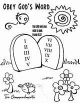 Obey Gebote Obedience Commandments Plagues Word Salvation Commandment Ausmalbild Kostenlos Curriculum Du Toddler sketch template