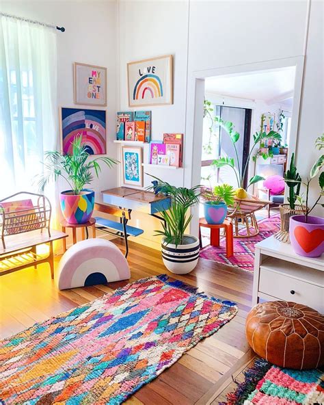pin  jen sciandra  fun house   colourful living room decor