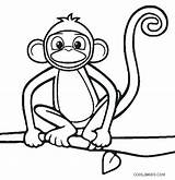 Monkeys Affe Cool2bkids Affen Druckbare Wait sketch template