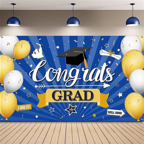 graduation decorations  congrats grad banner graduation photography