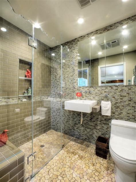 bathroom design trend  threshold showers hgtv