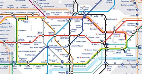 tired of the tube there s now an official london underground walking map
