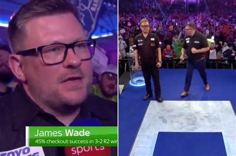 james wade blasted for aggressive reaction and bizarre comment at world darts championship