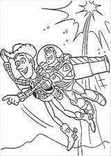 Buzz Woody Coloring Pages Toy Story Lightyear Printable Flying Woodpecker Getdrawings Getcolorings Drawing Gif Colorings Popular sketch template