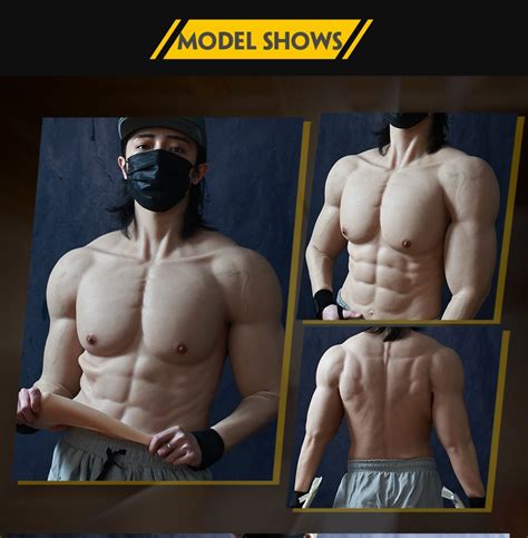Smitizen Silicone Muscle Suit With Arms For Male Cosplay Belly Macho