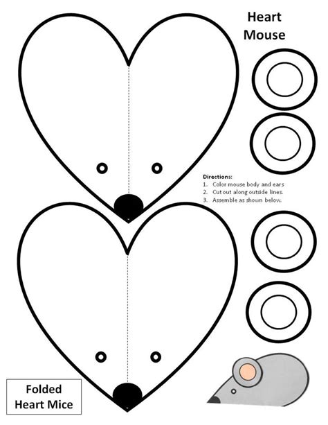 mouse shapes printables