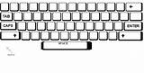 Qwerty Keyboards Keyboarding Tastatur S437 sketch template