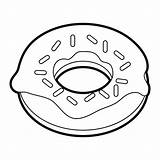 Donut Donuts Sprinkles Canva sketch template
