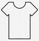 Shirt Coloring Outline Printable Tshirt Blank Preschool Tee Clipart sketch template