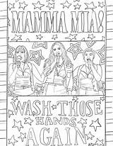 Mia Mamma Lineart sketch template