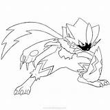 Torracat Steelix Silvally Xcolorings Lineart sketch template