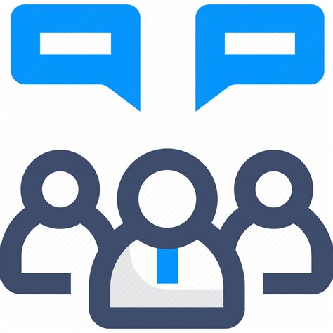 forum group discussion meeting team icon   iconfinder