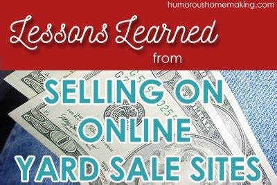 lessons learned  selling   classifieds