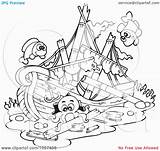 Ship Coloring Sunken Outline Pirate Pages Clip Illustration Drawing Sketch Vector Royalty Color Kids Visekart Clipart Drawings Paintingvalley Print Recognition sketch template
