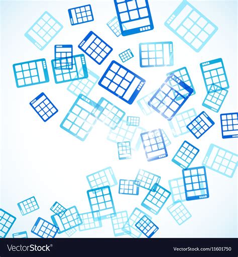 abstract background calculator royalty  vector image