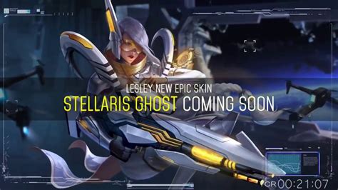 Lesley New Epic Skin [ Stellaris Ghost ] Mobile Legends