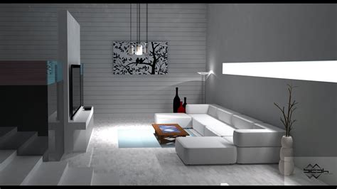 realistic interior design sketchup  ray rendering youtube
