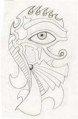 Tattoo Horus Eye Sketch Egyptian Drawings Designs Tattoos Coloring Sketches Deviantart Outline Drawing Cool Owl Ra Eyes Men Tribal Pages sketch template