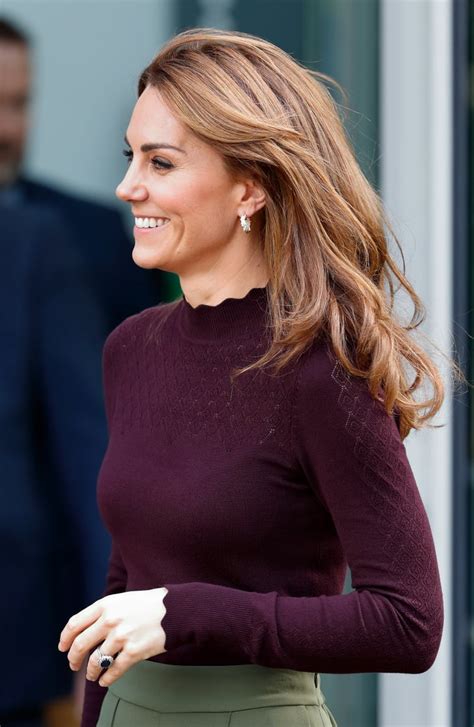 Kate Middleton S Long Curtain Bangs 2019 Kate Middleton Best Hair
