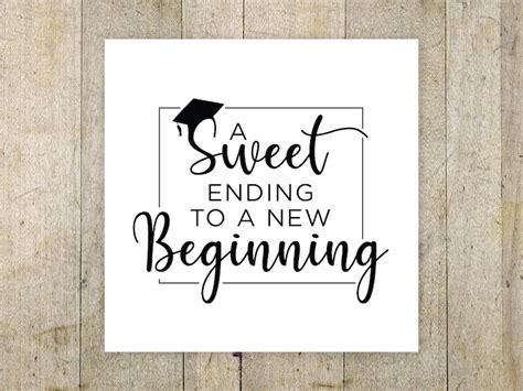 printable graduation card  sweet     beginning etsy