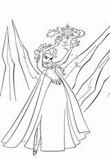 Coloring Pages Elsa Disney Queen Walt Frozen Fanpop Characters sketch template