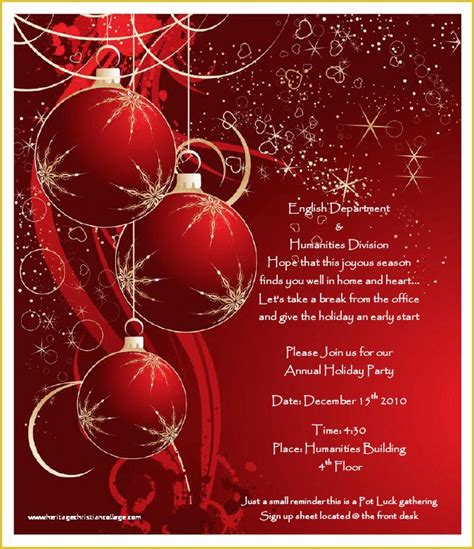 office christmas party flyer templates    printable christmas