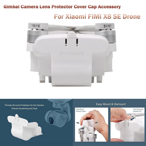 gimbal camera lens protector cover cap accessory  xiaomi fimi  se drone accessories spare