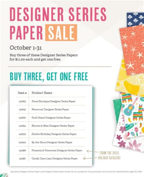 designer series paper sale