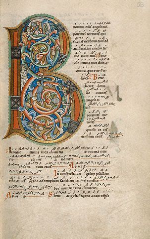 inhabited initial  getty museum   medieval books book art