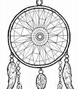 Coloring Pages Dream Catcher Native American Printable Dreamcatcher Adult Wolf Catchers Symbols Mandala Line Drawing First Southwest Simple Colouring Color sketch template