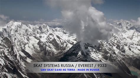 russian drone soars  everest youtube
