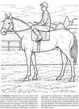 Coloring Pages Horse Doverpublications Colouring Publications Dover Book Sports Drawing Racehorses Titles Browse Complete Catalog Over Great sketch template