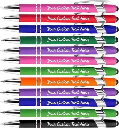 amazoncom custom pens personalized bulk customized ballpoint pens