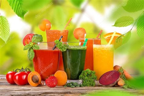 fresh juice mix fruit stock photo  kesu