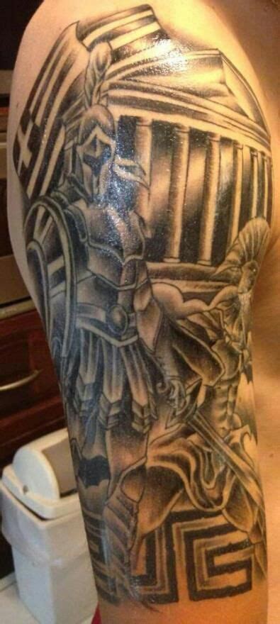 Ancient Greek Full Sleeve Tattoo Xoxo