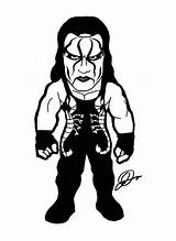 Sting Wwe Coloring Pages Seth Rollins Wrestler Wcw Deviantart Wrestling Wrestlers Raw Drawings Perm Woods Everything Thread Fan Chibi Choose sketch template
